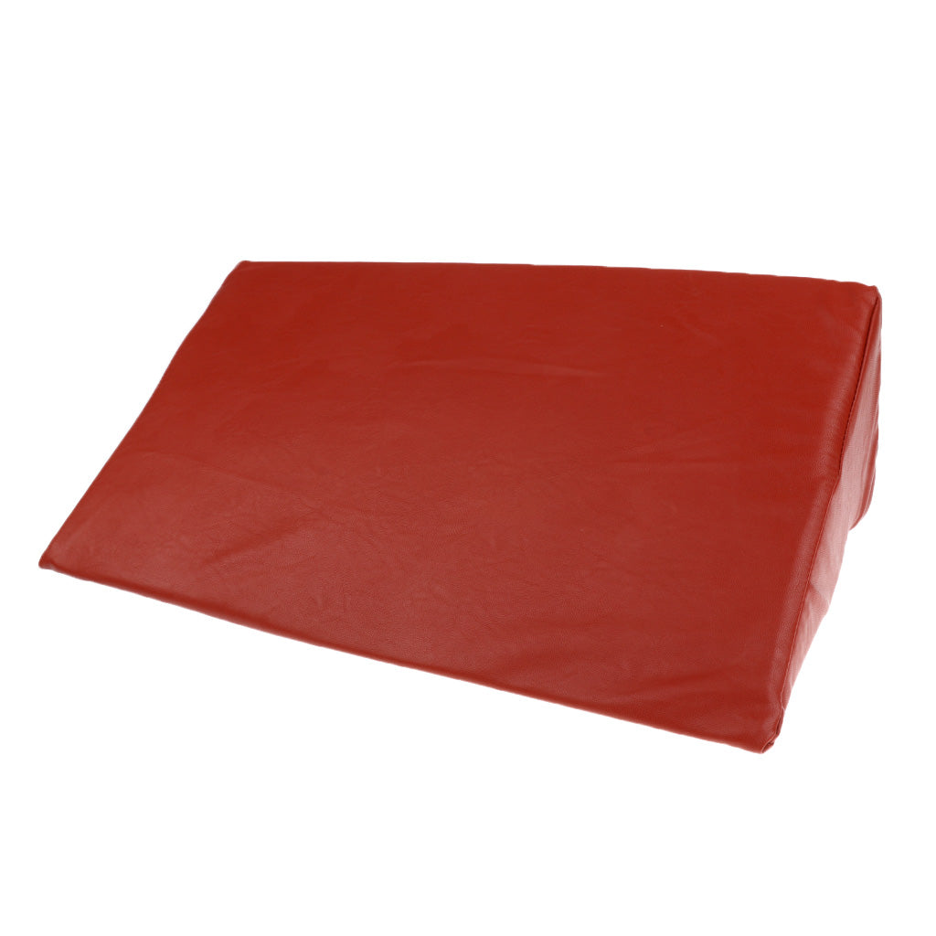 Bedridden Pillows Body Positioning Wedge Cushion with Removable Cover Red