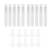 10 Pieces Perfume Spray Mist Empty Bottle + 10 Pieces Plastic Funnel 10 ML