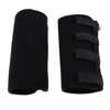 2PCS Pet Leg Brace Protector Dog Surgical Injury Fixed Knee Pads  Black L