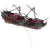 Aquarium Ornament Wreck Sailing Boat Sunk Ship Fish Tank Hide Cave Decor #2