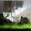 Aquarium Clear Glass Shrimp Feeding Tube Food Dish Feeder Pipe Holder 300mm