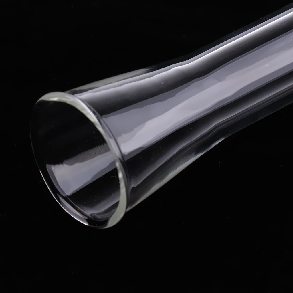 Aquarium Clear Glass Shrimp Feeding Tube Food Dish Feeder Pipe Holder 300mm