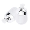 2pcs Empty Glass Lotion Cosmetic Face Cream Bottles Airless Pump Dispenser 30ML