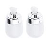 2pcs Empty Glass Lotion Cosmetic Face Cream Bottles Airless Pump Dispenser 30ML