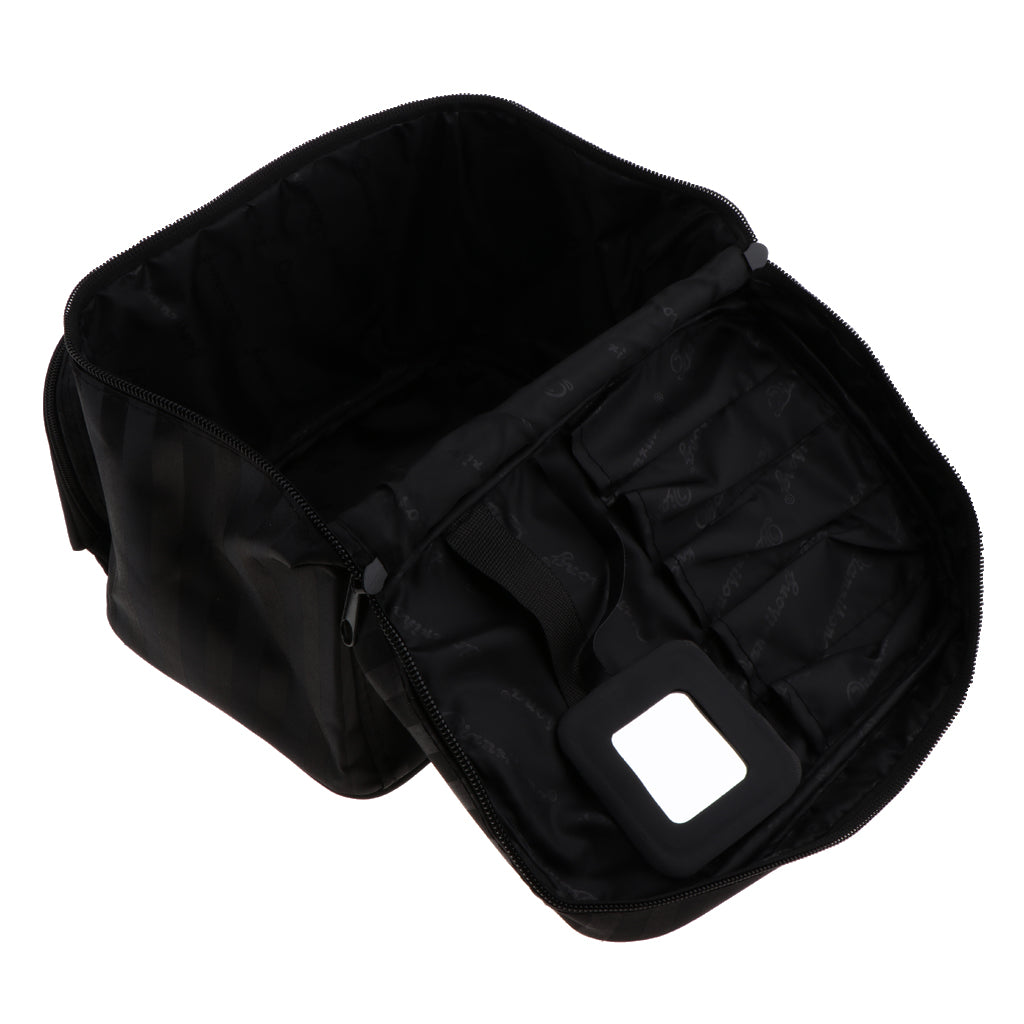 Waterproof Cosmetic Toiletry Organizer Case Makeup Travel Bag Black