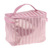 Waterproof Cosmetic Toiletry Organizer Case Makeup Travel Bag Pink