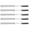 5 Pieces 3ml Travel Empty Twist Pen Cosmetic Container Tube Nail Tool Silver