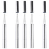 5 Pieces 3ml Travel Empty Twist Pen Cosmetic Container Tube Nail Tool Silver