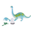 Simulation Mother and child  Dinosaur Model+Dinosaur Egg Model Brachiosaurus