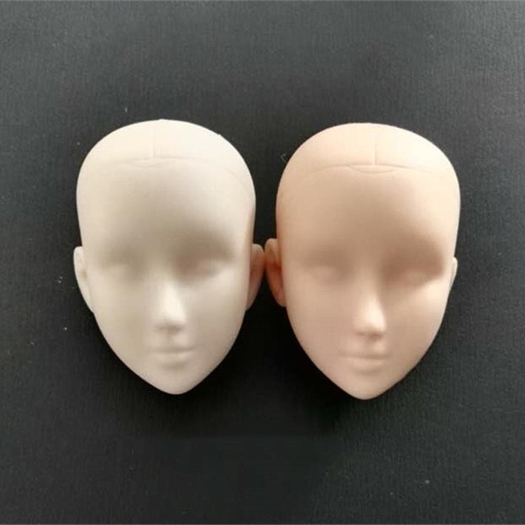 1:6 Action Figure Doll Head Reference Sculpting Makeup Practice White Skin