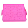 Plastic Nail Board Plate Preschool Mathematics Teaching Tool Kids Toy Pink