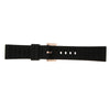 Black Silicone Rubber Sport Replacement Watch Band Strap 19mm Rose Gold