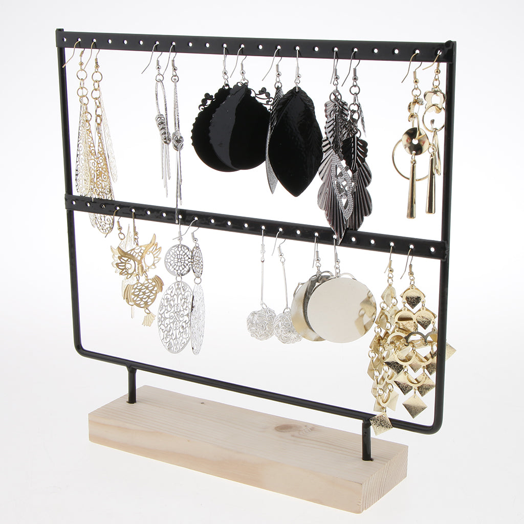 24/44 Holes Earrings Organizer Holder Necklaces Jewelry Display Stand Type1