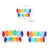 Colorful Glossy Hip Hop Sharp Teeth Grills Hollowen Accessory 18K White Gold