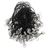 100x CELL PHONE STRAPS Strings Jump Ring End Lariats Black