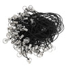 100x CELL PHONE STRAPS Strings Jump Ring End Lariats Black