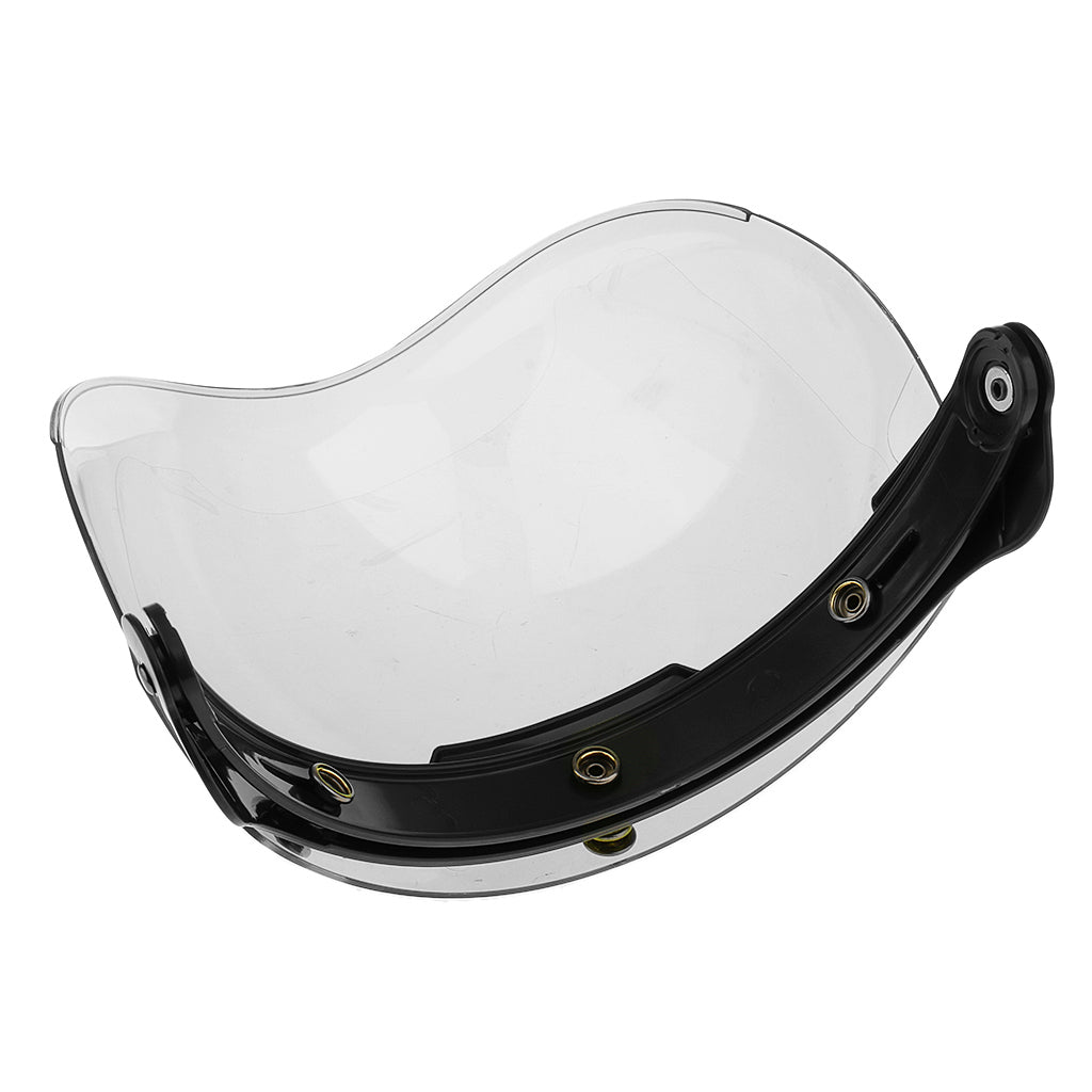 Motorcycle 3 Snap Helmet Visor Shield Flip Up Down Lens for Harley Clear