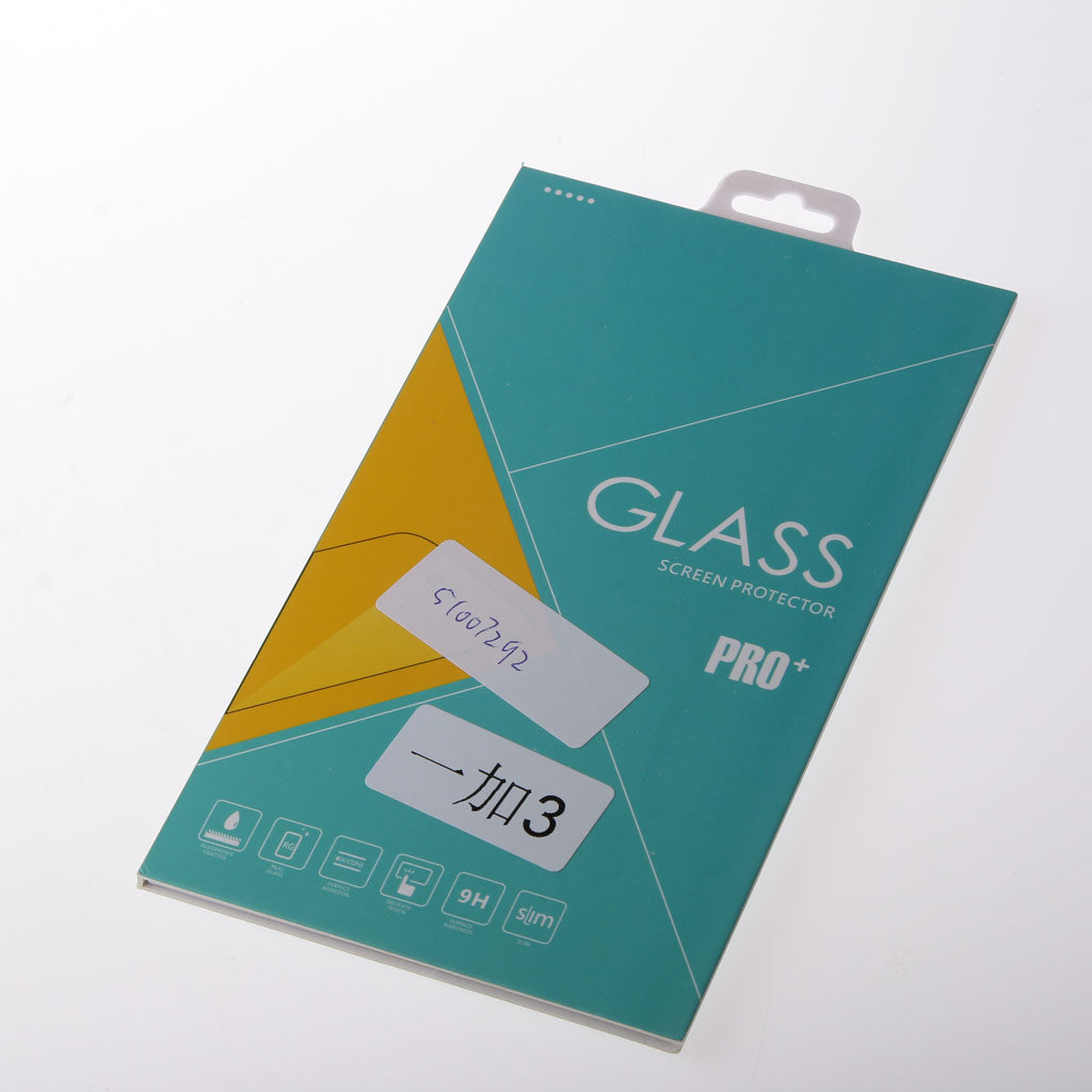Full Cover Tempered Glass Film Screen Protector for One plus 3/Three White