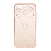 3D Phone Hard Case Cover TPU Silicone Bling for iPhone 6s plus light Pink