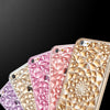 3D Phone Hard Case Cover TPU Silicone Bling for iPhone 6s plus light Pink