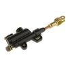 Motorcycle Rear Foot Brake Master Cylinder Hydraulic Brake Pump Black