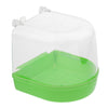 Pet Bath Supplies Hamster Mice Plastic Bathroom Cage Box Toy Toilet Green