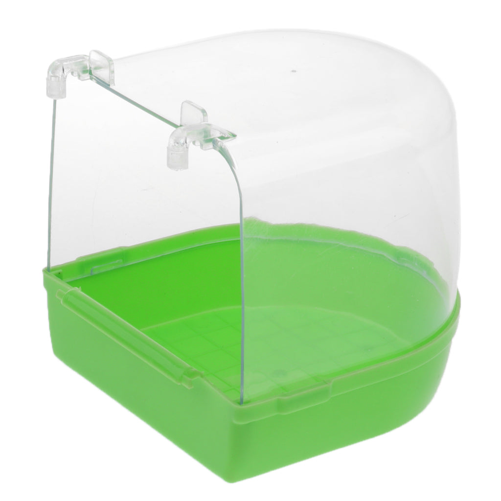 Pet Bath Supplies Hamster Mice Plastic Bathroom Cage Box Toy Toilet Green