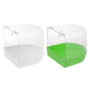 Pet Bath Supplies Hamster Mice Plastic Bathroom Cage Box Toy Toilet Green