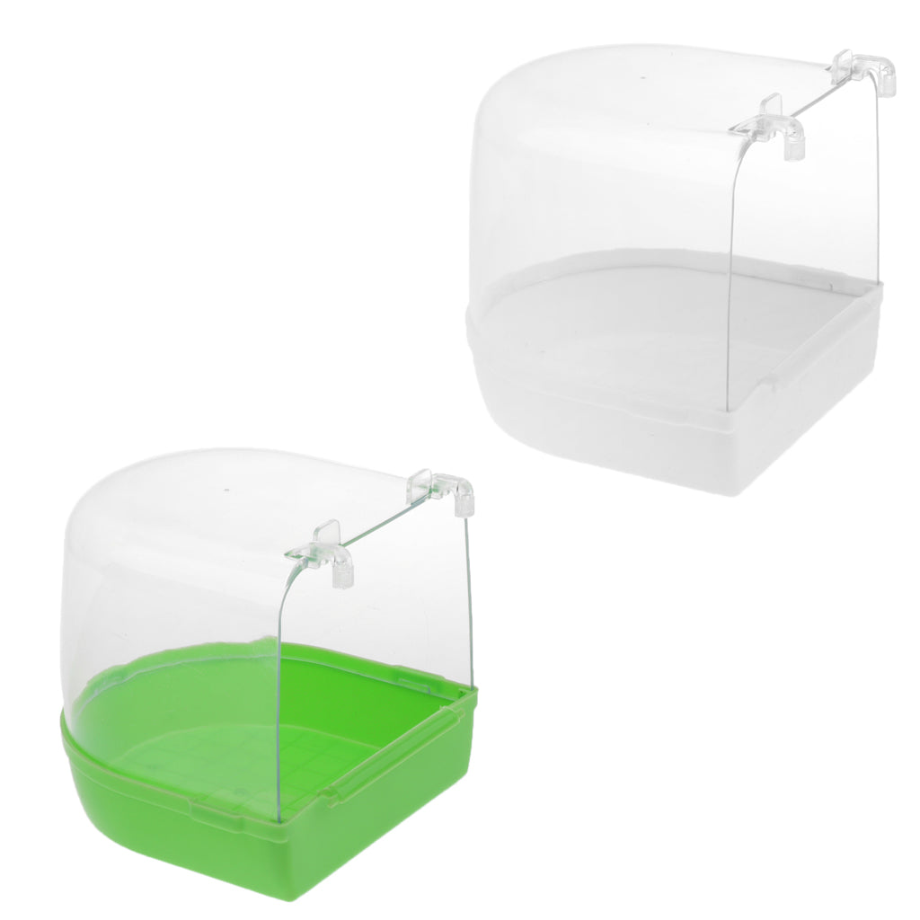 Pet Bath Supplies Hamster Mice Plastic Bathroom Cage Box Toy Toilet Green