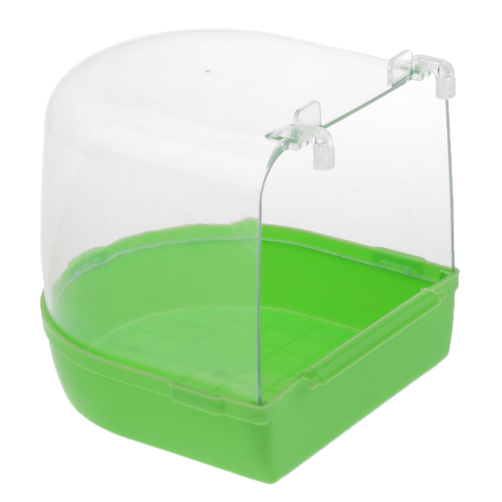 Pet Bath Supplies Hamster Mice Plastic Bathroom Cage Box Toy Toilet Green