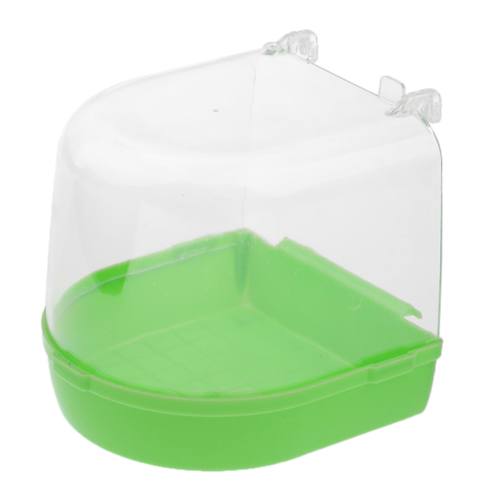 Pet Bath Supplies Hamster Mice Plastic Bathroom Cage Box Toy Toilet Green