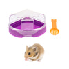 Small Hamster Bathroom Bath Sand Room Sauna Toilet Bathtub Double Opening