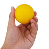 Yellow Silicone Massage Ball Therapy Training Rubber Ball 6cm