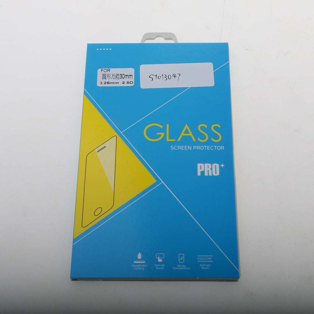 Universal Smart Watch Tempered Glass Screen Protector Film 30mm Dia