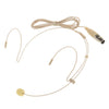 Professional Ear Hook Wired Headset / Headworn Microphone Skin Color 4Pin