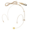 Professional Ear Hook Wired Headset / Headworn Microphone Skin Color 4Pin