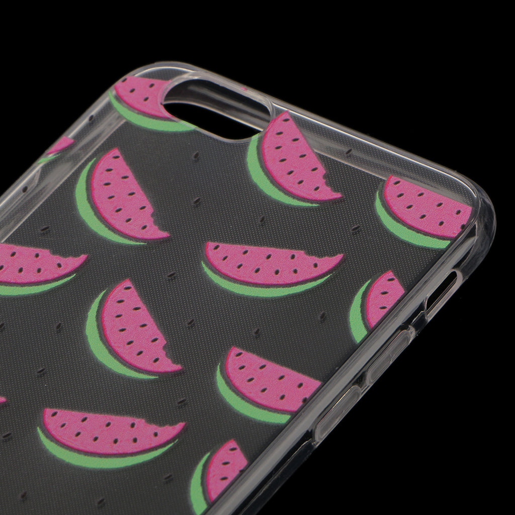 Ultra Slim Rubber Soft TPU Silicone Back Case Cover for iPhone 6 Watermelon