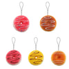 5pcs 8cm Artificial Donut Charm Pendant Cell Phone Strap Lanyard Decoration