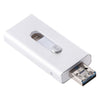 64G USB U Disk 3 in 1 Storer iflash Drive for iPhone/ Window/ Android Silver