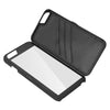 Flip Mirror Wallet Card Holder Case Cover For iPhone 6 plus / 6s plus -Black