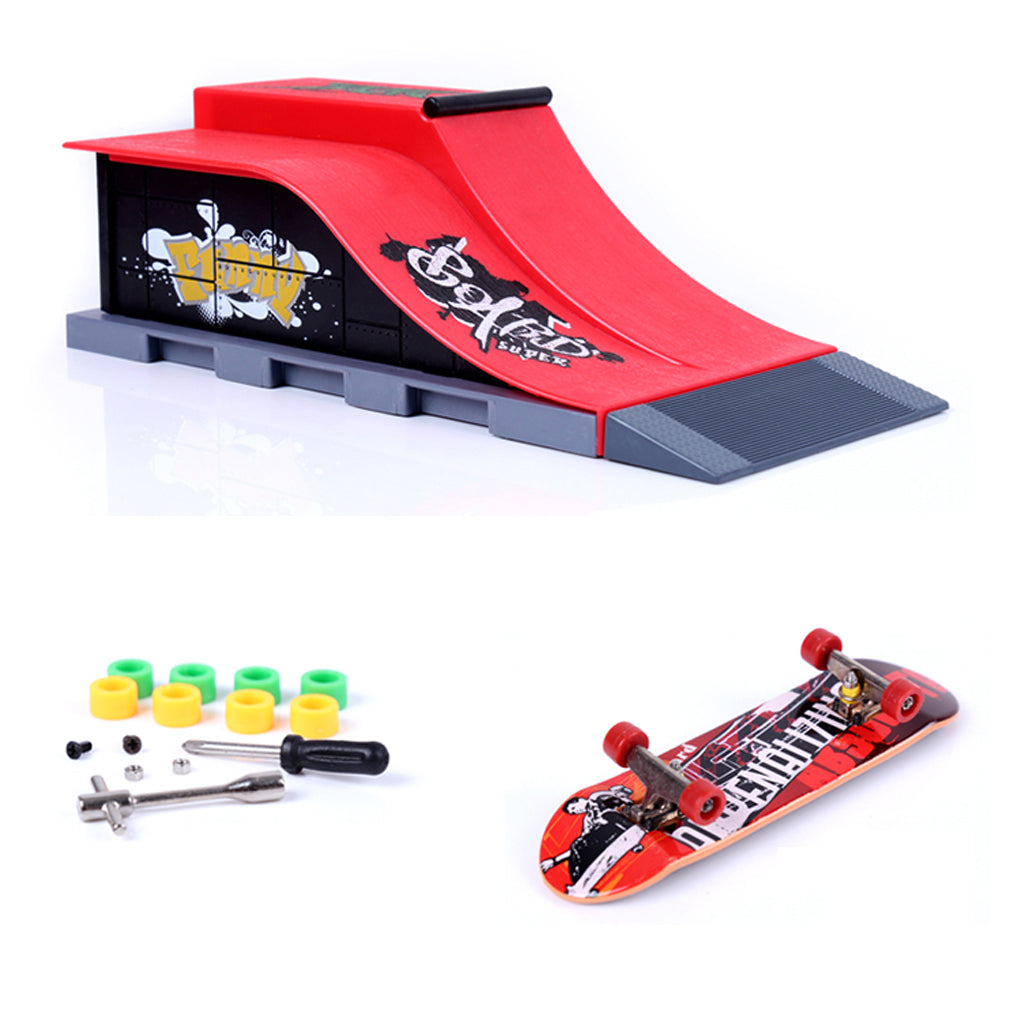 Mini Skateboard and Ramp Accessories set #E