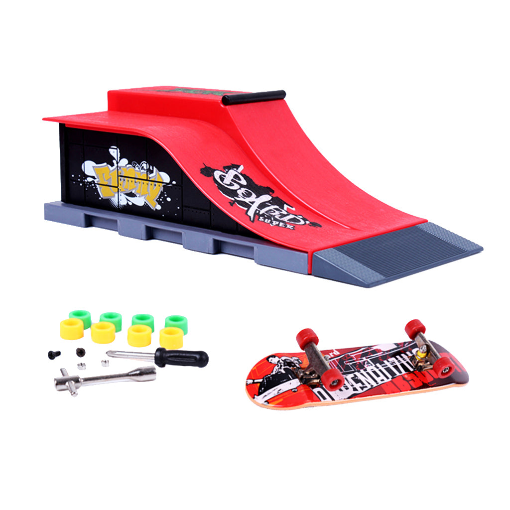 Mini Skateboard and Ramp Accessories set #E