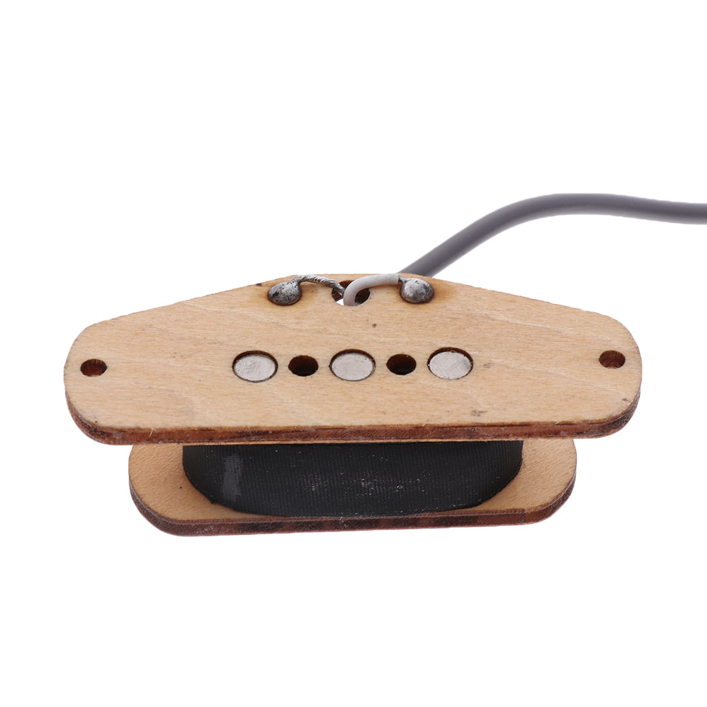 Maple Wood 3 String Cigar Box Guitar Pickup