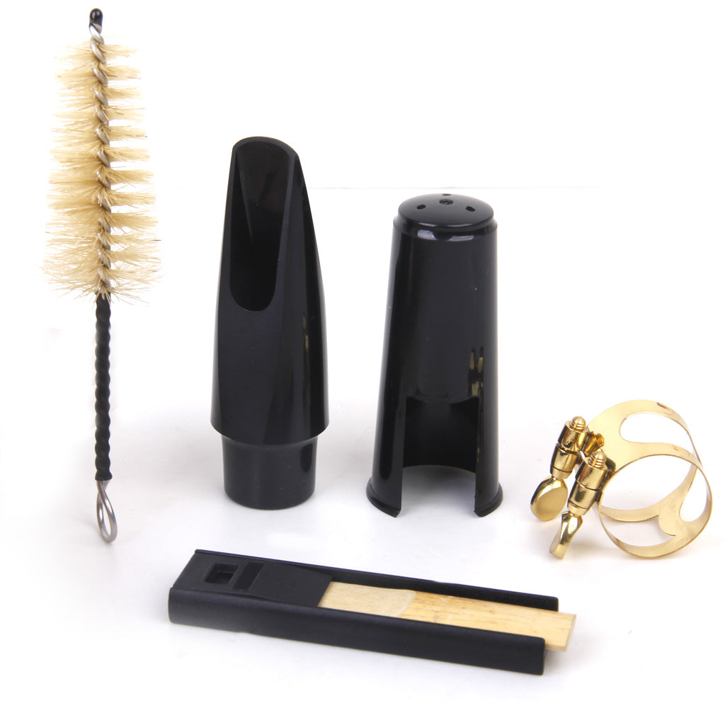 Alto Saxophone Mouthpiece + Cleaning Kit for Woodwind Instrument Parts