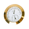 Golden Round Thermometer and Hygrometer for Guitar Violin Case