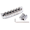 Chrome Plated Guitar Bridge Assembly