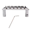 Chrome Plated Guitar Bridge Assembly