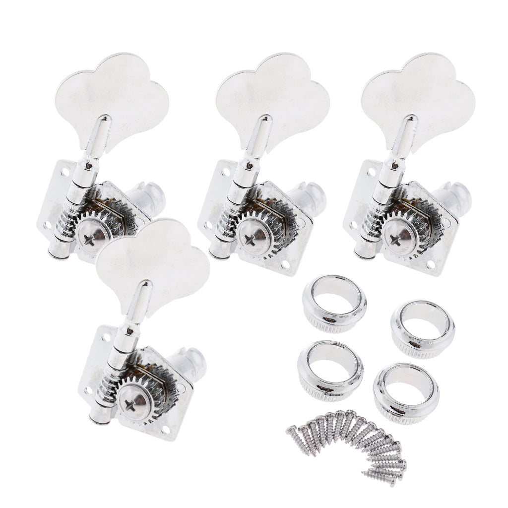 4 PCS String Tuning Pegs Machine Heads for Electric Bass 4R