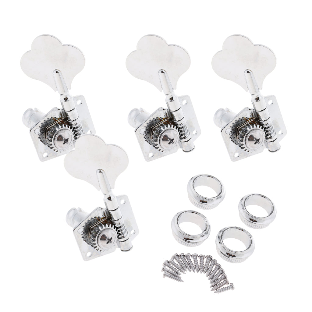 4 PCS String Tuning Pegs Machine Heads for Electric Bass 4R