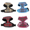 Pet Dog Puppy Plaid Mesh Adjustable Harness Clothes Size S Pink